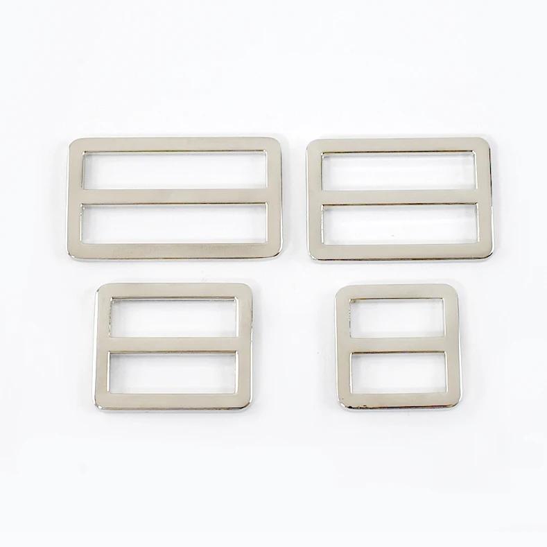 Meetee 20 шт. 20-50 мм 16 цветов Металлическая пряжка Регулировочные пряжки для стропы Ползунок для ремня сумки Кольцо Застежка DIY Кожаная фурнитура Аксессуары