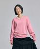 AWESOME STUDIO Classic Layered V-Neck Knit Light Pink