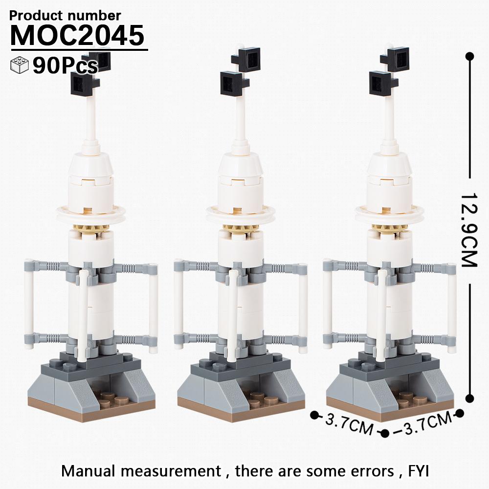 MOOXI Серия «Космические войны» Сценарная модель MOC Кирпич DIY Диорама Взрослые Детские Игрушки Набор строительных блоков Монтессори Подарки Украшение