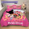 Custom Textile Power Puff Girls Bedding 3 Piece Set HD Print Duvet Cover Pillowcases for Teens Adult Bedroom Decoration
