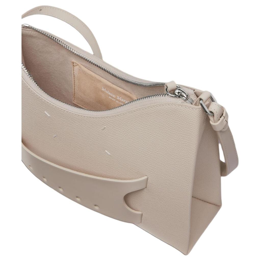 Maison Margiela Snatched Calfskin Handbag, Shoulder Bag Women's White SB1WG0054P4745T2003