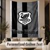 Custom Text Tapestry Swansea City FC Print Wall Tapestry Indoor Living Room Wall Decor