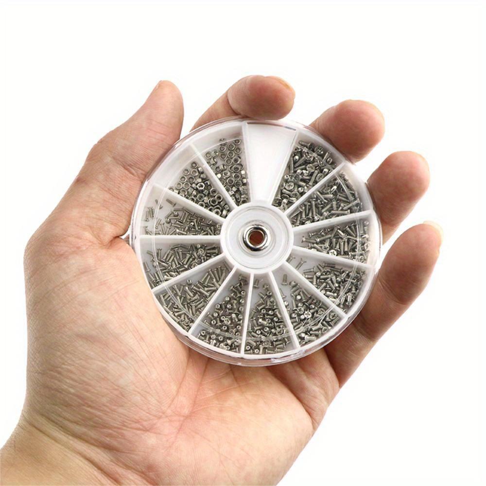 600 шт. маленьких винтов с отвертками, винты из нержавеющей стали, электронные гайки для очков, наборы инструментов для ремонта часов