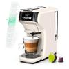 HiBREW Multifunctional 6in1 Capsule Coffee Machine Hot/Cold Multiple Espresso Cafetera Cappuccino Coffee Maker Dolce Gusto Nespresso Powder H1B
