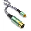 RAWAUX XLR To RCA Cable, Subwoofer Cable, 24K Gold-Plated XLR Female To RCA Male Stereo Audio Cable Adapter, XLR Microphone Cable for CD Players, Spea