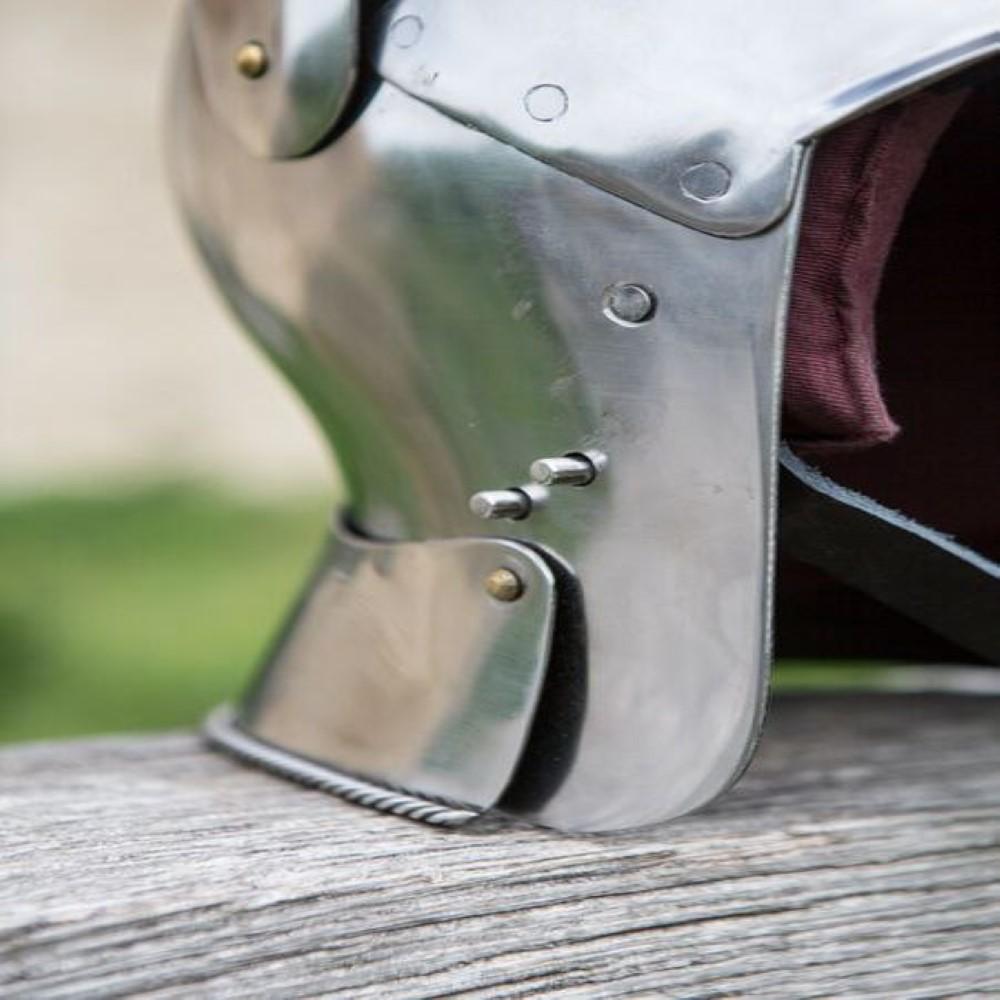 Gothic Knight Sallet Helmet Medieval Knight Warier Helmet SCA LARP Replica Helmet