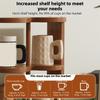 Decorative Multi-layer Cup Holder Space Saving Teacup Storage Rack Water Cup Display Rack  Bathroom