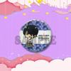 Kurisu Makise Mayuri Shiina Rintaro Okabe Cartoon Round Badge Anime Steins Gate Brooch Clothing Backpack Accessories Lapel Pins