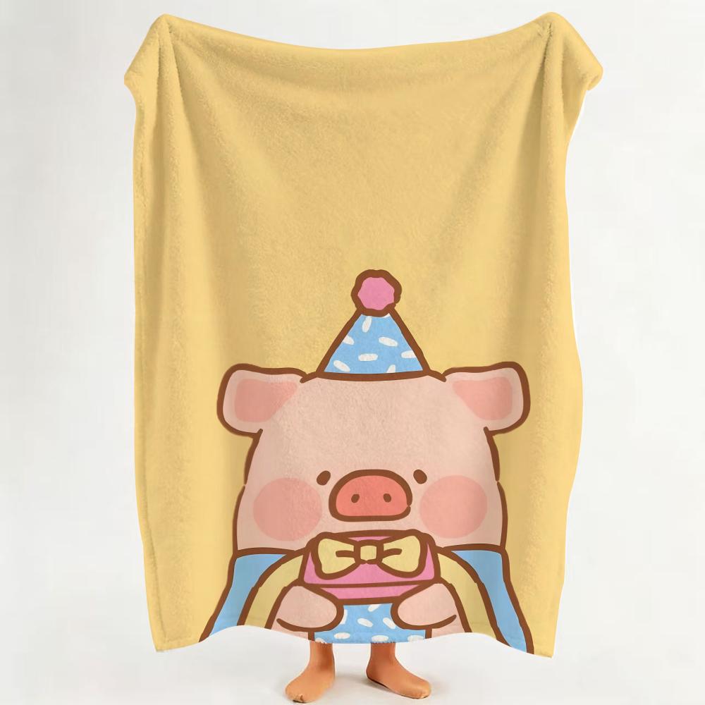 ip L LuLu Throw Flannel Throw Blanket Suitable for Sofa Living Room Bedroom
