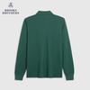 Мужская хлопковая рубашка-поло с длинным рукавом Brooks Brothers