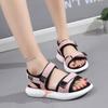 Fashion Large Size Sports Sandals for Women's Summer 2025 New Casual Adjustable Sponge Cake Thick Soled Beach Shoes
