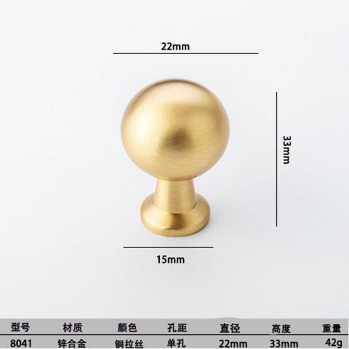 Creative French Gold Pumpkin Handle Retro Metal Cabinet Handles Decor Pull Cupboard Door Handle for Cabinet Kitchen
