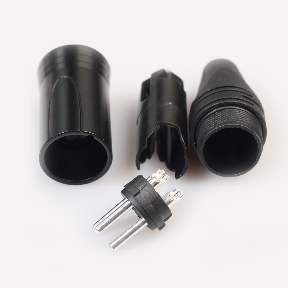 10 шт. 3-контактный XLR аудиокабельный разъем MIC штекер гнездо профессиональный микрофонный провод разъем адаптер питания