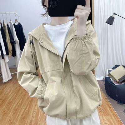 Водонепроницаемая куртка дизайн в корейском стиле женская весна осень свободная универсальная