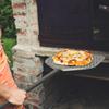 Pizza Turning Peel, 12 x 14 Inch Perforated Pizza Peel, 35 inches Long Handle Pizza Paddle, Professional Lightweight Anodized Aluminum Pizza Spatula