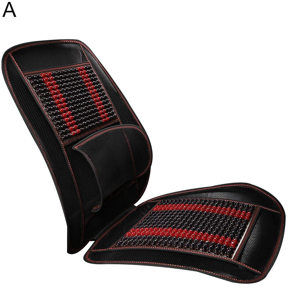 Cars Auto Parts Cover Seat Cooling Summer Beads Mesh Cushion Mat Car Universal Wood Massage