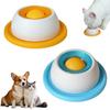 2 шт. миска для лизания для собак и кошек для жидкой пищи, для снятия тревожности, миска для медленного кормления питомца, интерактивный лизательный шар, игрушка-дозатор лакомств, нескользящая миска для лизания, обогащающая игрушка