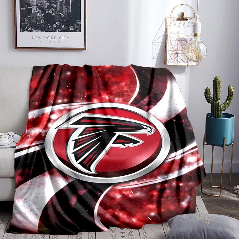 Atlanta Logo Blanket Lightweight Flannel Bedding Blanket Perfect for Travel, Camping, Living Rooms, Offices, Sofas, Fan Christmas gift