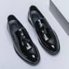 Fashion Handmade Fashion Tassel Loafers Black Bottom Leather Gentleman Fashion Stress Shoes Men Business Driving Shoes