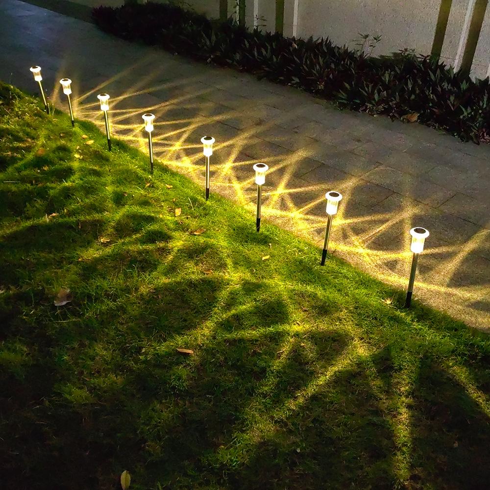 Solar Outdoor Lights Garden Lamp Solar Powered Waterproof Landscape Path Outdoor for Yard Backyard Lawn Patio Decorative