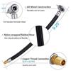 tube Locking Air Chuck Inflator Tube Connection Inflatable Tube Hose Car Tire Air Inflator Hose