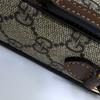 [Pre-Owned] Horsebit 1955 Logo Canvas And Leather Phone Bag - Excellent #1VWFIF7