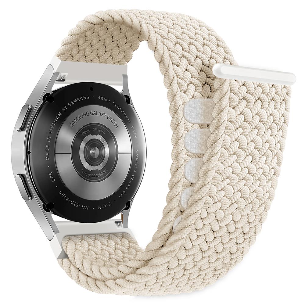 Ремешок для Samsung Galaxy Watch 6/5/pro/4/Classic/3/active 2 Эластичный плетеный браслет Solo Loop Ремешок для Huawei watch GT/2/2e/3/pro