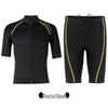 1.5MM Unisex Short-Sleeve Split Diving Suit with Snorkeling Surf Shorts and Cold-Proof Pants
