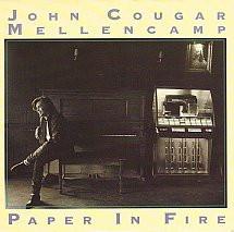 7-дюймовая пластинка JOHN COUGAR MELLENCAMP - Paper In Fire MER108 Mercury 1987 Канада Рок Б/у