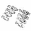 Stainless Steel Toggle Latch Clamp Hasp Lock Luggage Metal Buckle with Spring Loaded Toggle Latch for Cabinet Wooden Case Box