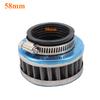 Universal 35/38/40/42/44/48/52/60mm Air Filter Motorcycle ATV Pit Dirt Bike Air Filter Cleaner Intake For Honda Kawasaki Yamaha