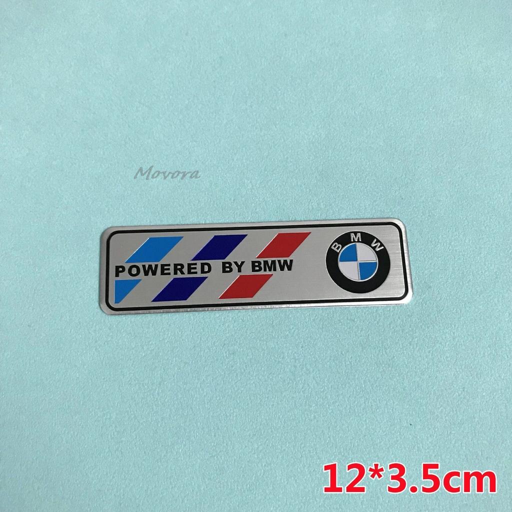 VYOJ1 New 3D Aluminum Car Styling Stickers Body Trunk Decoration For BMW M Power Performance E90 E91 E92 E93 X1 X3 X5 X6 M3 M5 F18 E63