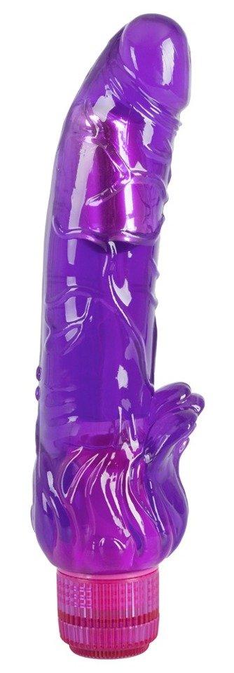 H2O Viking Gel Vibrator with Clitoral Stimulator