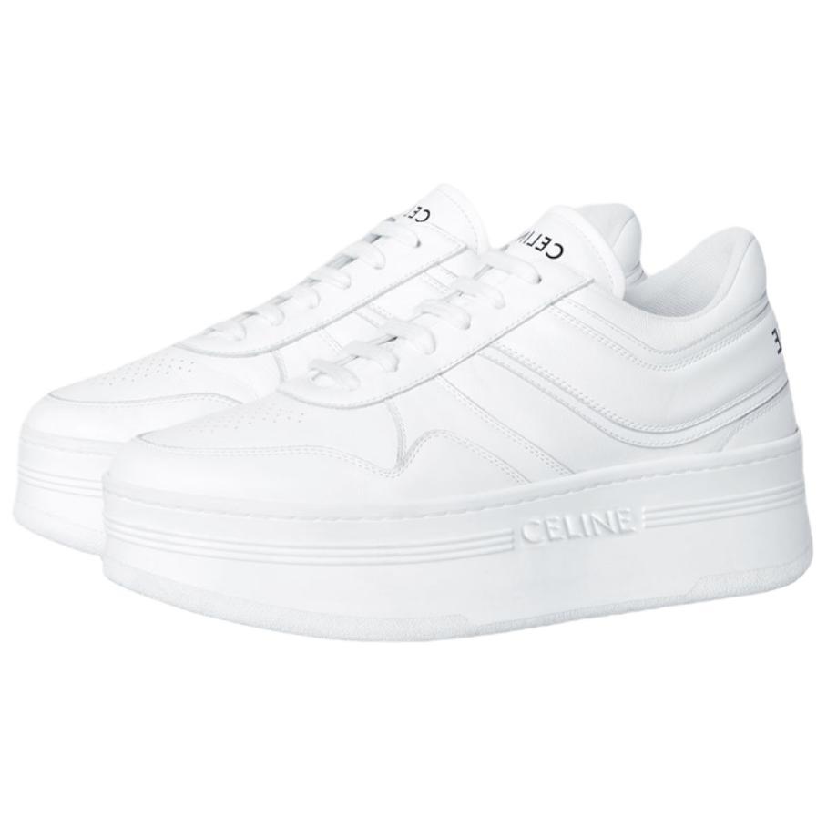 CELINE Block Low top Casual Shoes Women's Neon White 346163338C.01OP