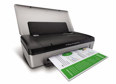 Мобильный принтер HP Officejet 100 Mobile Backup CQ774A#ABJ (Функция беспроводной связи/чернила) Hewlett-Packard