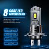 1:1 Lossless Installation H4/H7 Double-Sided 8 LED Car Headlight Plug-In