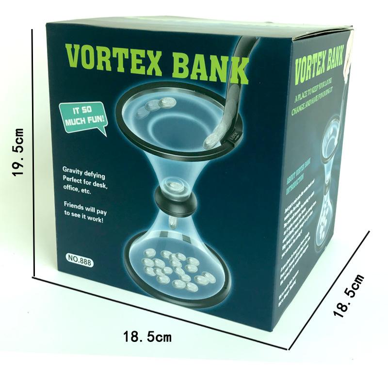 Гравитационная вращающаяся вихревая свинья-копилка Гравитационная вращающаяся игрушка для хранения монет