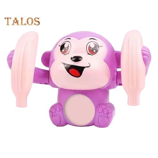 Игрушки для малышей Игрушка для ползания обезьянки Обучающая электрическая игрушка-обезьянка со светящимися звуками Режим голосового управления Интерактивная сенсорная игрушка для