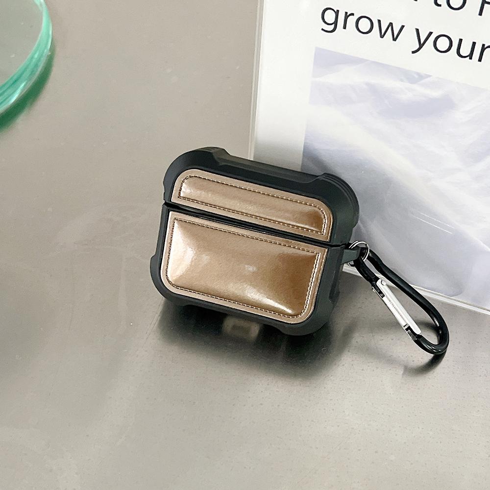 Для AirPods Pro 2/Pro Дизайн пуховика Чехол из ТПУ Защитный чехол для беспроводных наушников с защитной пряжкой от потери