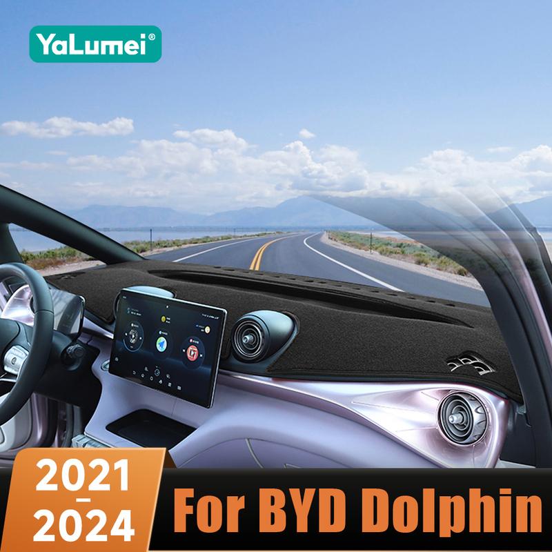 Car Accessories For BYD Dolphin 2024 Dashboard Cover Avoid Light Pad Sun Shade Case Anti-UV Carpets Non-Slip Mat