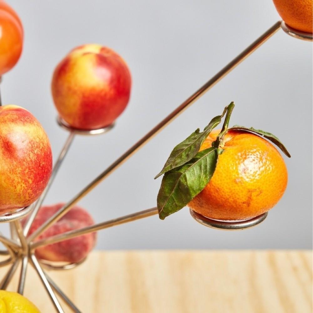Простая металлическая фруктовница Прочный настольный поднос для фруктов Креативная стойка для хранения фруктов Домашнее украшение