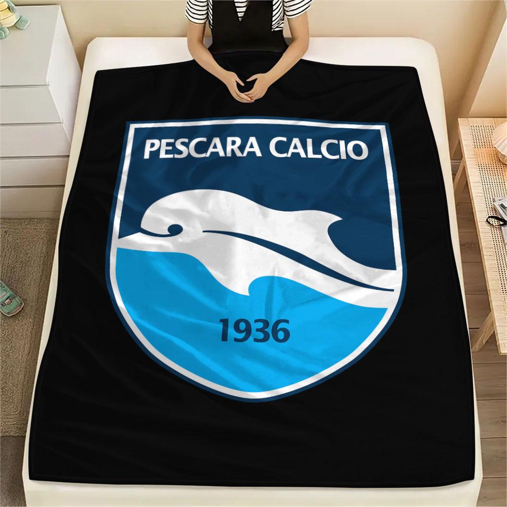1PC Delfino Pescara 1936 Patterned Flannel Blanket Suitable For All Seasons for Home Decor Warmth and Comfort Gifts Holiday Present