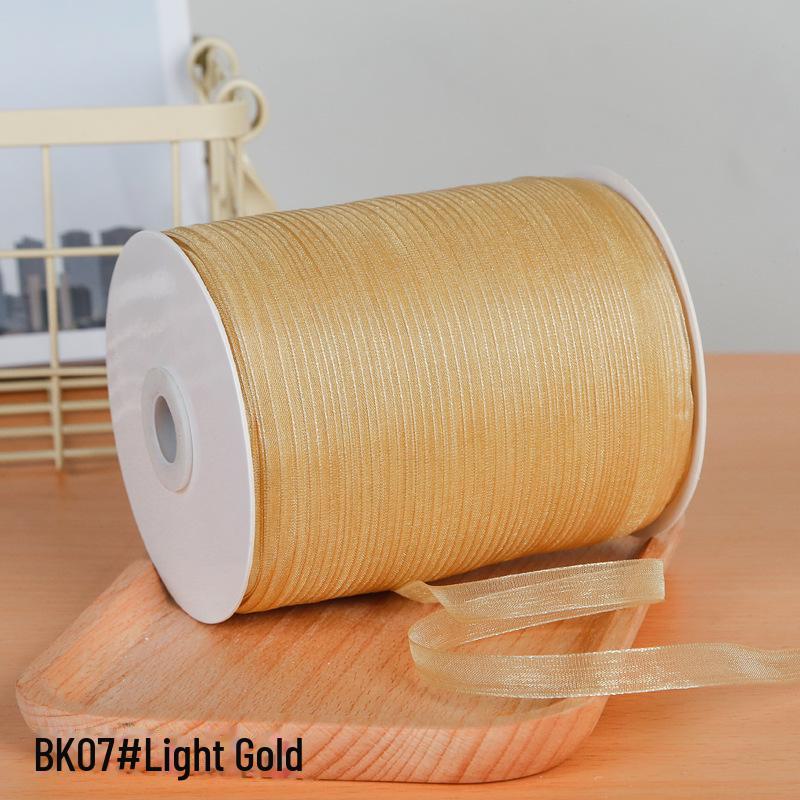 1 см прозрачная снежная пряжа лента для аксессуаров для волос и подарочных пакетов