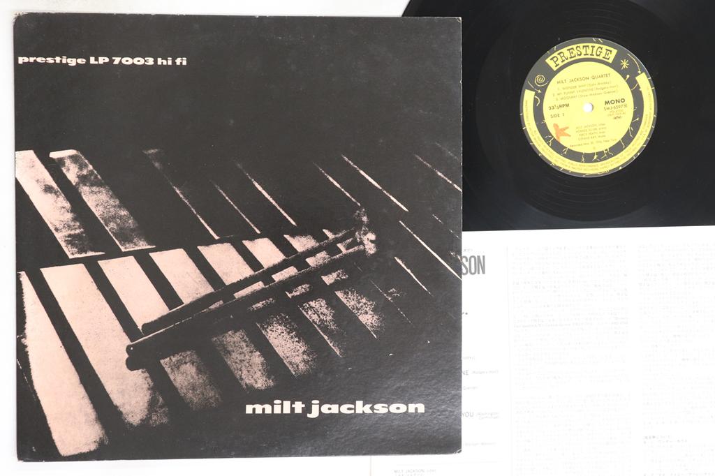 LP Record MILT JACKSON - Milt Jackson Quartet SMJ6597M PRESTIGE 1979 Japan Jazz Used