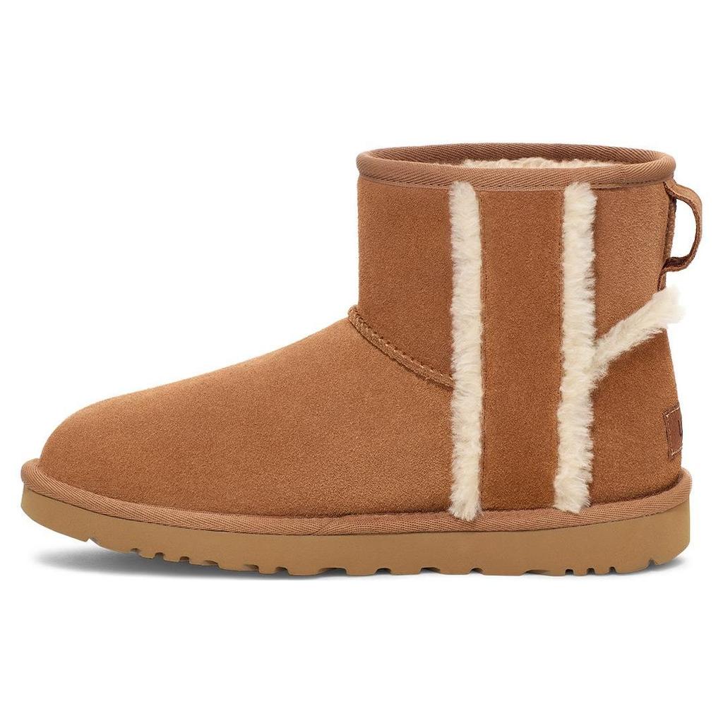 UGG Классическая мини-дубленка с логотипом 'Chestnut' Женская 1153473-CHE