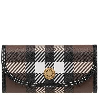 Burberry Check Leather Women's Long Wallet / 8072668