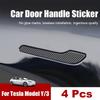 Car Handle Cover For Tesla Model Y Dustproof Anti Scratch DIY Auto Modification Accessories Door Protector 4pcs