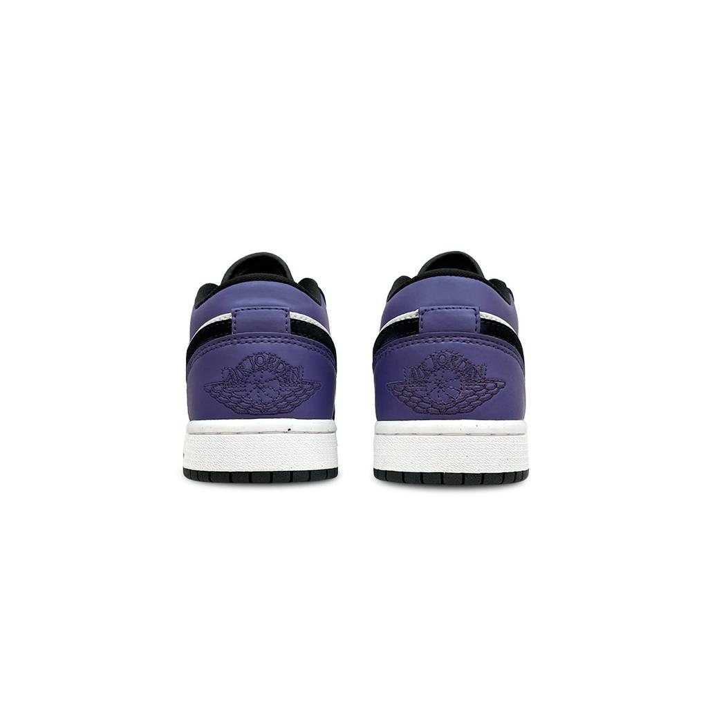 Jordan Air Jordan 1 Reverse Black Purple Скользкий Устойчивый к истиранию Скользкий Устойчивый к истиранию Низкий HF3148-106(Команда701-)