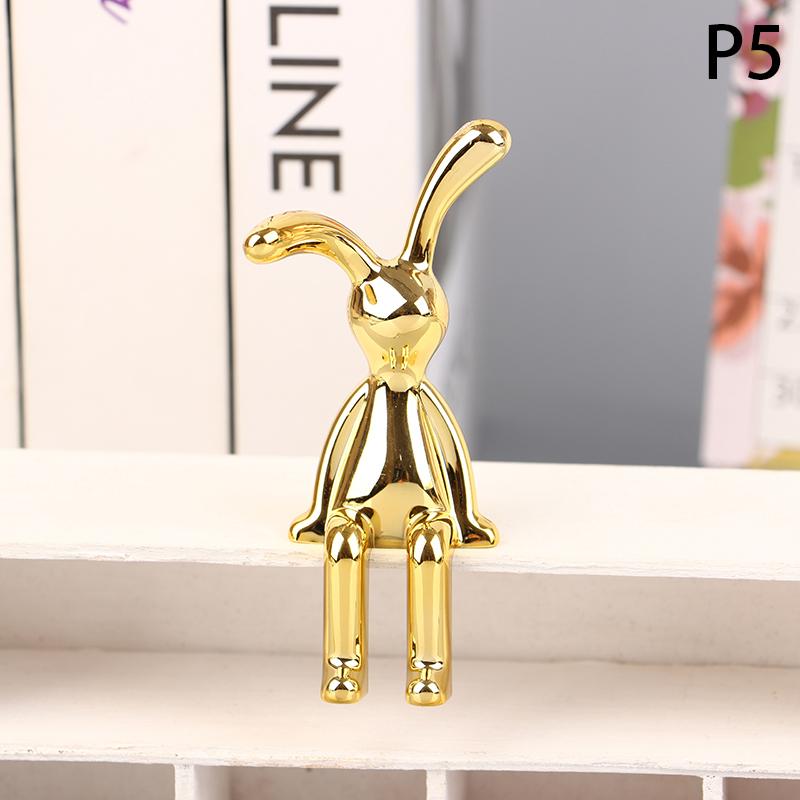 2024 Новый Kawaii Кролик Украшение Ins Автомобильные Аксессуары Декоративные Принадлежности Креативный Настольный Орнамент Декор Комнаты Милые Детские Подарки