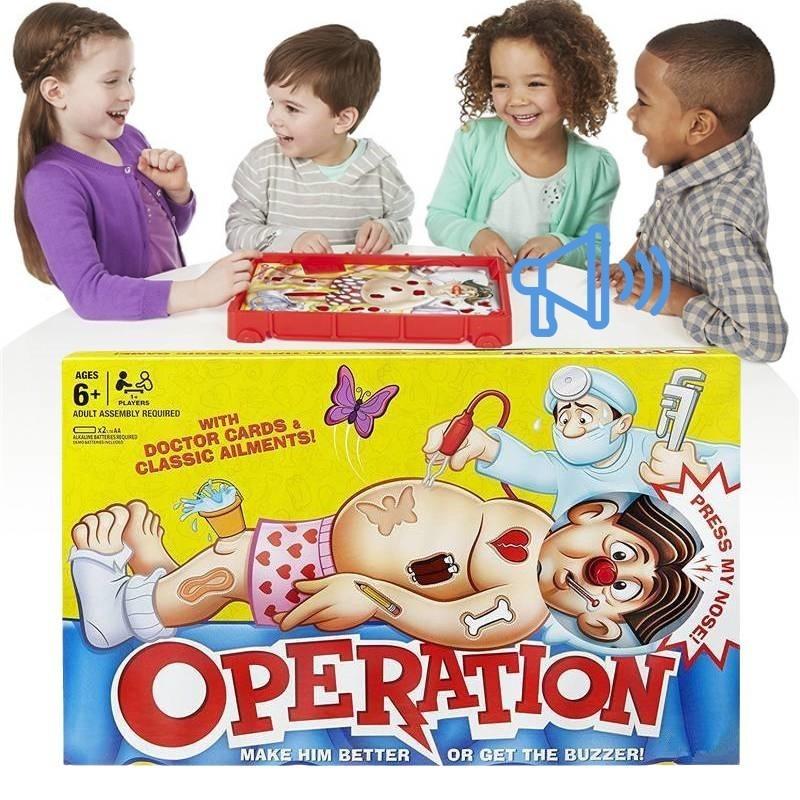 Musical And Sound-activated Operation Game Battery-powered Santa Tabletop Toy